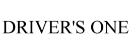DRIVER'S ONE trademark