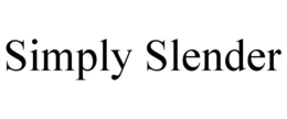 SIMPLY SLENDER trademark