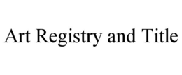 ART REGISTRY AND TITLE trademark