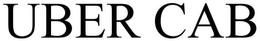 UBER CAB trademark