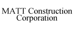 MATT CONSTRUCTION CORPORATION trademark