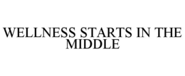 WELLNESS STARTS IN THE MIDDLE trademark