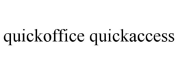 QUICKOFFICE QUICKACCESS trademark
