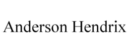 ANDERSON HENDRIX trademark