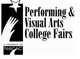 PERFORMING & VISUAL ARTS COLLEGE FAIRS A PROGRAM OF NACAC trademark
