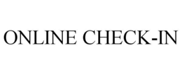 ONLINE CHECK-IN trademark
