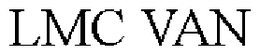 LMC VAN trademark