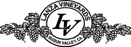 LANZA VINEYARDS LV SUISUN VALLEY, CA trademark