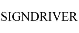 SIGNDRIVER trademark