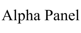 ALPHA PANEL trademark