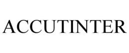 ACCUTINTER trademark