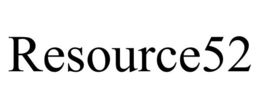 RESOURCE52 trademark