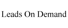 LEADS ON DEMAND trademark