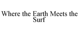WHERE THE EARTH MEETS THE SURF trademark
