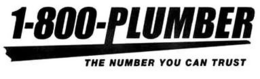 1-800-PLUMBER THE NUMBER YOU CAN TRUST trademark