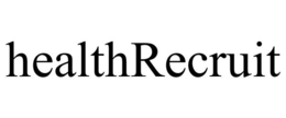 HEALTHRECRUIT trademark