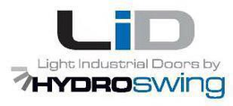 LID LIGHT INDUSTRIAL DOORS BY HYDROSWING trademark