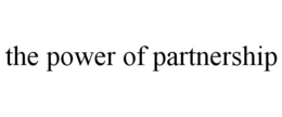 THE POWER OF PARTNERSHIP trademark