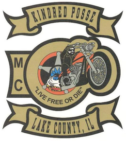 KINDRED POSSE MC "LIVE FREE OR DIE" LAKE COUNTY, IL trademark