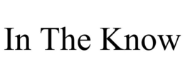 IN THE KNOW trademark