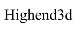 HIGHEND3D trademark