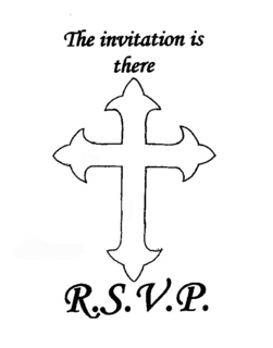 THE INVITATION IS THERE R.S.V.P. trademark