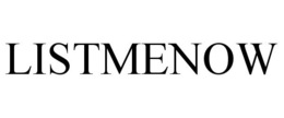 LISTMENOW trademark