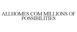 ALLHOMES.COM MILLIONS OF POSSIBILITIES trademark