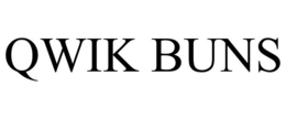QWIK BUNS trademark