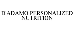 D'ADAMO PERSONALIZED NUTRITION trademark