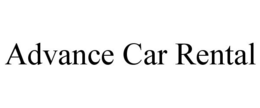 ADVANCE CAR RENTAL trademark