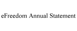 EFREEDOM ANNUAL STATEMENT trademark