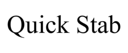 QUICK STAB trademark