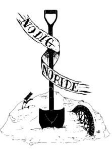 NO DIG NO RIDE trademark