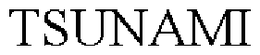 TSUNAMI trademark