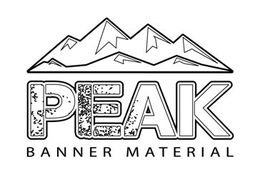 PEAK BANNER MATERIAL trademark