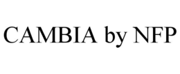 CAMBIA BY NFP trademark