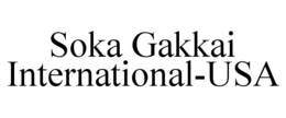 SOKA GAKKAI INTERNATIONAL-USA trademark