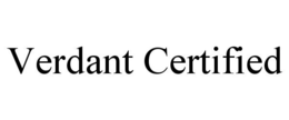 VERDANT CERTIFIED trademark