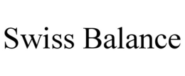 SWISS BALANCE trademark