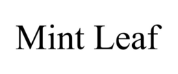 MINT LEAF trademark