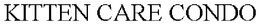 KITTEN CARE CONDO trademark