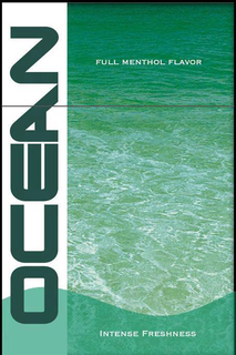 OCEAN FULL MENTHOL FLAVOR INTENSE FRESHNESS trademark