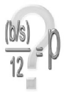 (B/S)/12=P trademark