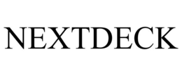 NEXTDECK trademark