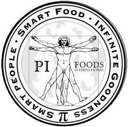PI FOODS INTERNATIONAL SMART PEOPLE · SMART FOOD · INFINITE GOODNESS trademark