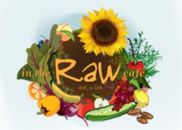 IN THE RAW CAFÉ · EAT TO LIVE · trademark