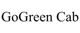 GOGREEN CAB trademark