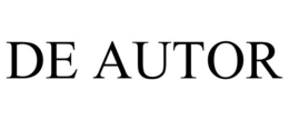 DE AUTOR trademark