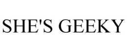 SHE'S GEEKY trademark